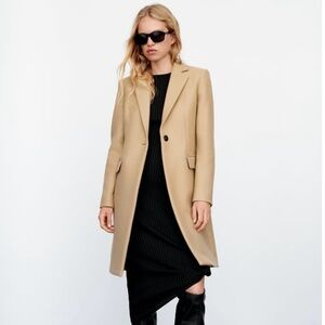 Structure wool zara coat